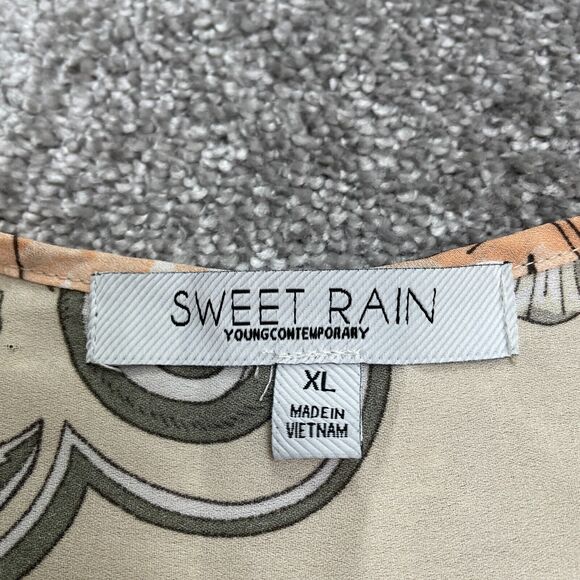 Sweetrain Set Of 2 Floral Camisole Kimono Sleepwear Womens XL Multicolor NWT New - Picture 5 of 13